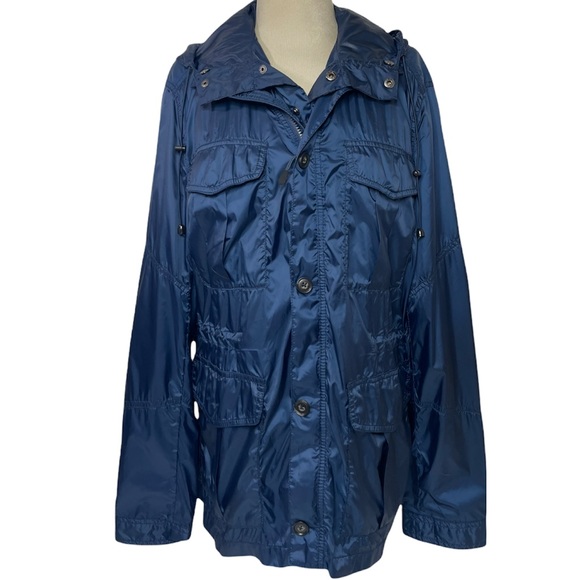 Lightweight Jacket with Hood Windbreaker Rain Repellent Resistant Womens Size L - Picture 2 of 12